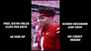 Free Justin Fields Clips for Edits 4k 1080hp no credit needed #free#clips#nfl#yt#ytshorts