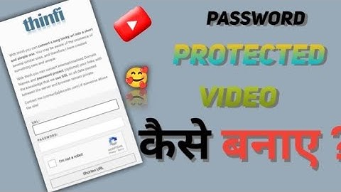 Password Protected Link Kaise Banaye ? How to Add File password Link video...p
