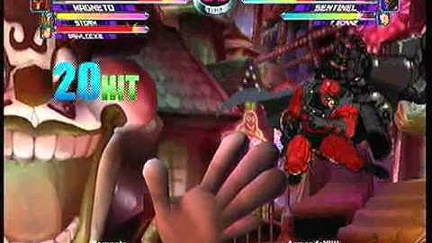MvC2 Online (360): Brett (MSP) vs Armando (Sent/Cam/Tron) 13 .:7.7.10:.