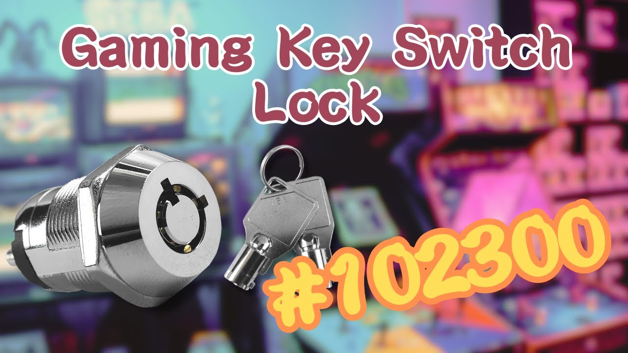 Gaming Key Switch Lock 102300 ABA Locks Lock Picking, Installation