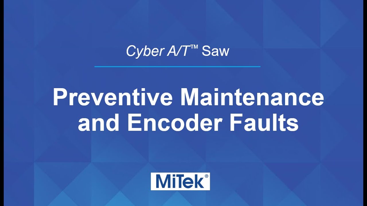 Virtual Training: Cyber A/T - Preventive Maintenance and Troubleshooting Encoder Faults 7/22/2022