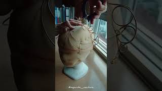 Making of YANA ballet headpiece #ballettiaras #wip #wirewrapping