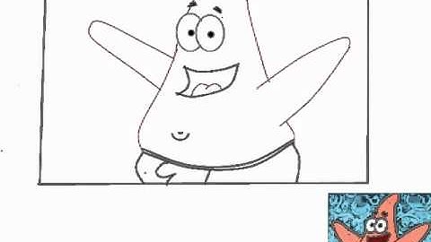Drawing Patrick Star on Paint.NET
