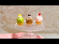 樹脂粘土でモンブランを作ってみました DIY Miniature Mont Blanc/FakeFood/Air dry clay【ミニチュアフード】