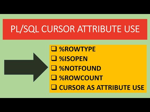 Video: Che cos'è il cursore di riferimento in Oracle?