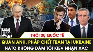 Thời sự Quốc tế | Quân Anh và Pháp chết trận tại Ukraine,NATO không dám tới Kiev nhận xác