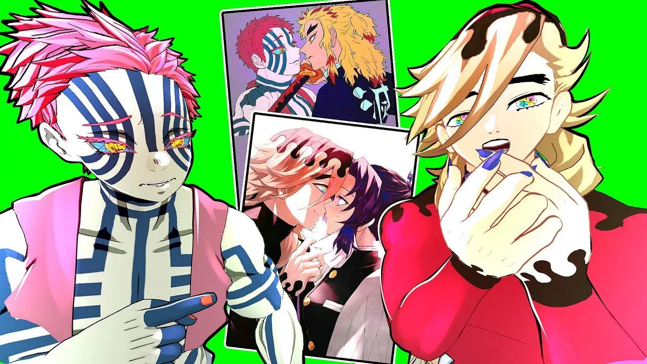 Akaza e Douma REAGINDO a Ships de Kimetsu no Yaiba