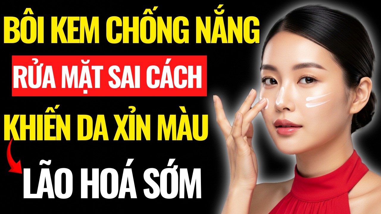 BÔI KCN & RỬA SAI CÁCH KHIẾN DA BẠN NHANH LÃO HOÁ SỚM |Góc Nhìn Trí Tuệ