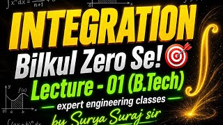 Engineering Mathematics | Integration Basics from 25 formula Lecture 1 | B.Tech 1st Year