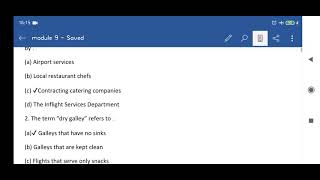 Celebrity cabin crew training module 9 with answers Wealth