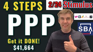 PPP Round 2 Loan: 4 STEPS to $40,000 - PPP2 - PPP [No Credit Check] Gig Worker, Sole P, 1099
