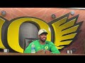 Oregon Football Running Backs Coach Ra’Shaad Samples Post Practice Interview - August 12th