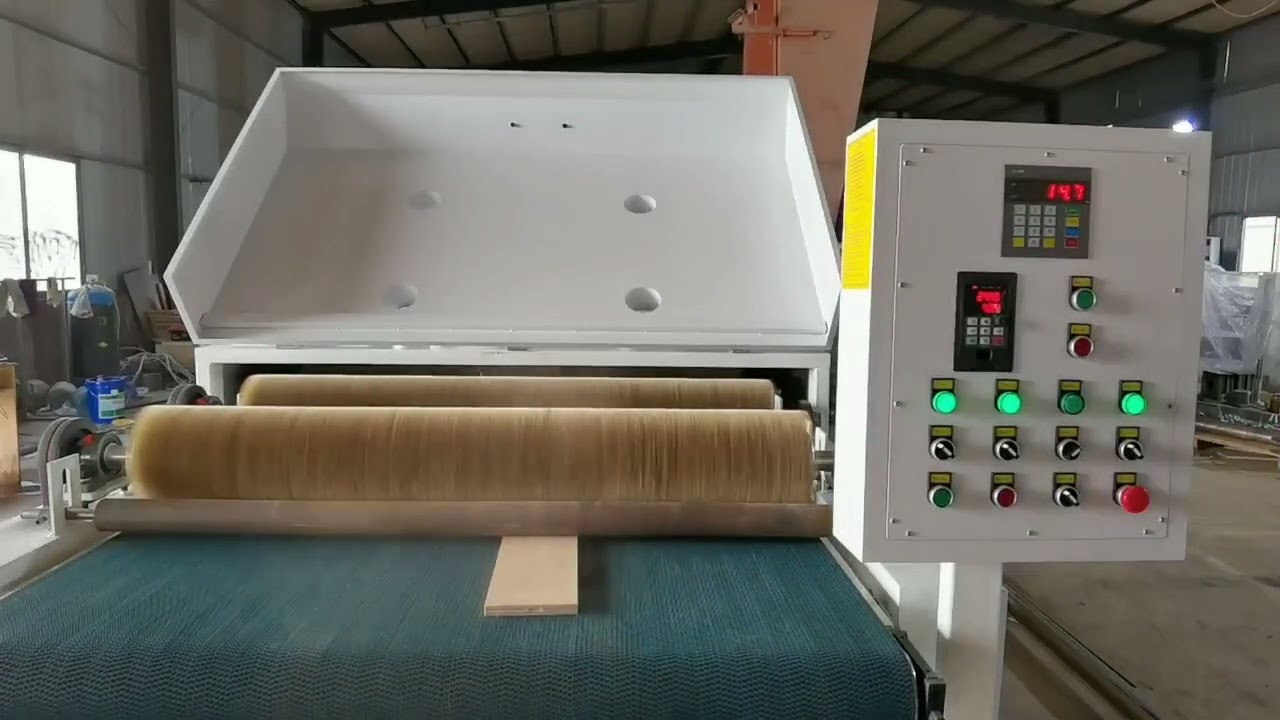Wire brush sander machine ，Woodworking wire brush machine