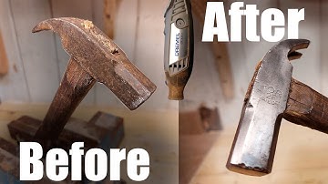 How To Clean Old Rusty Tools With A Dremel!