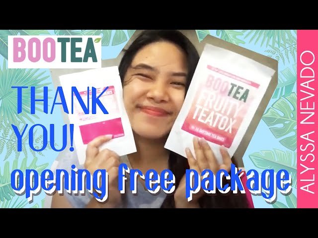 Unboxing FREE PACKAGE from ABROAD (BOOTEA) | Alyssa Nevado class=