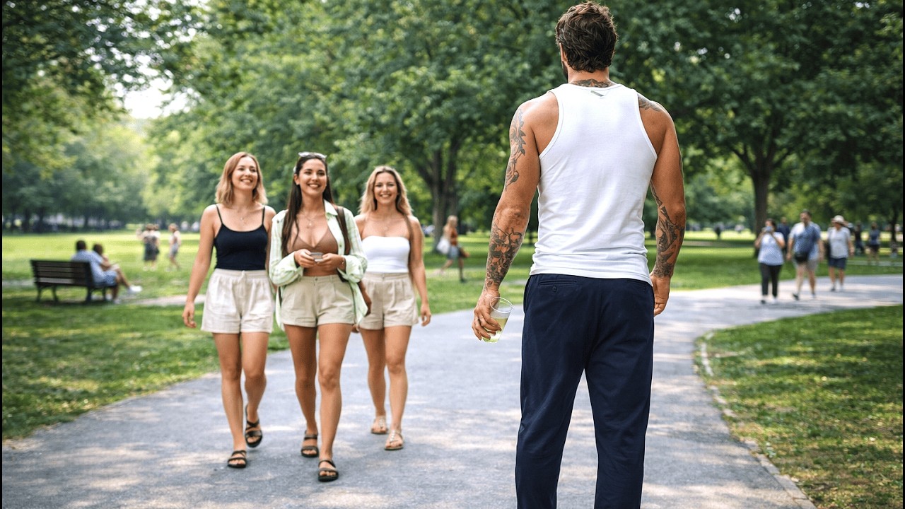 Красивый татуированный гигант очаровал публику! Реакция на улице 💕