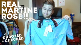 LEGIT MARTINE ROSE SHIRT - How to tell + unboxing this super soft logo buttondown!! screenshot 2