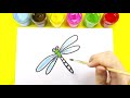 How To Draw A Dragonfly | Easy Drawing Step By Step 😊