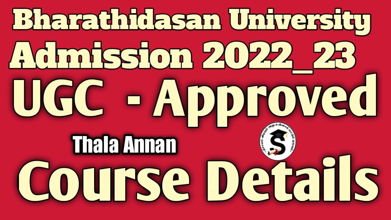 UGC Approved Courses Bharathidasan University Distance Education ugc-approved-courses-bharathidasan-university-distance-education