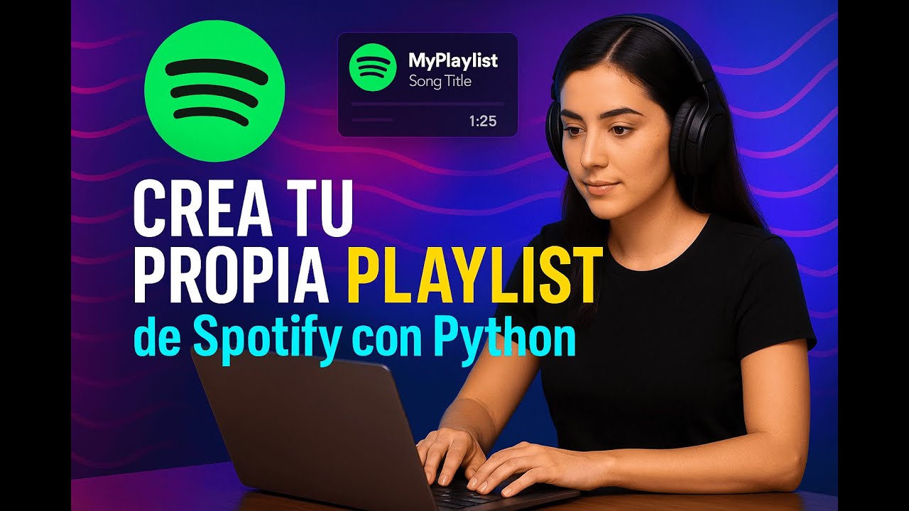 Crea tu propia PLAYLIST de Spotify con Python (¡en minutos!) 🚀 - YouTube