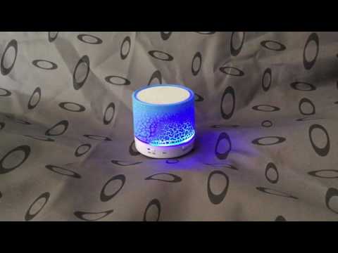 wireless mini speaker LED light bluetooth speaker with super bass microphone