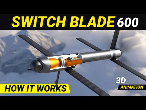 Switchblade 600 Lotering missile | Kamikazi drone How it works #loiteringmunition #drones