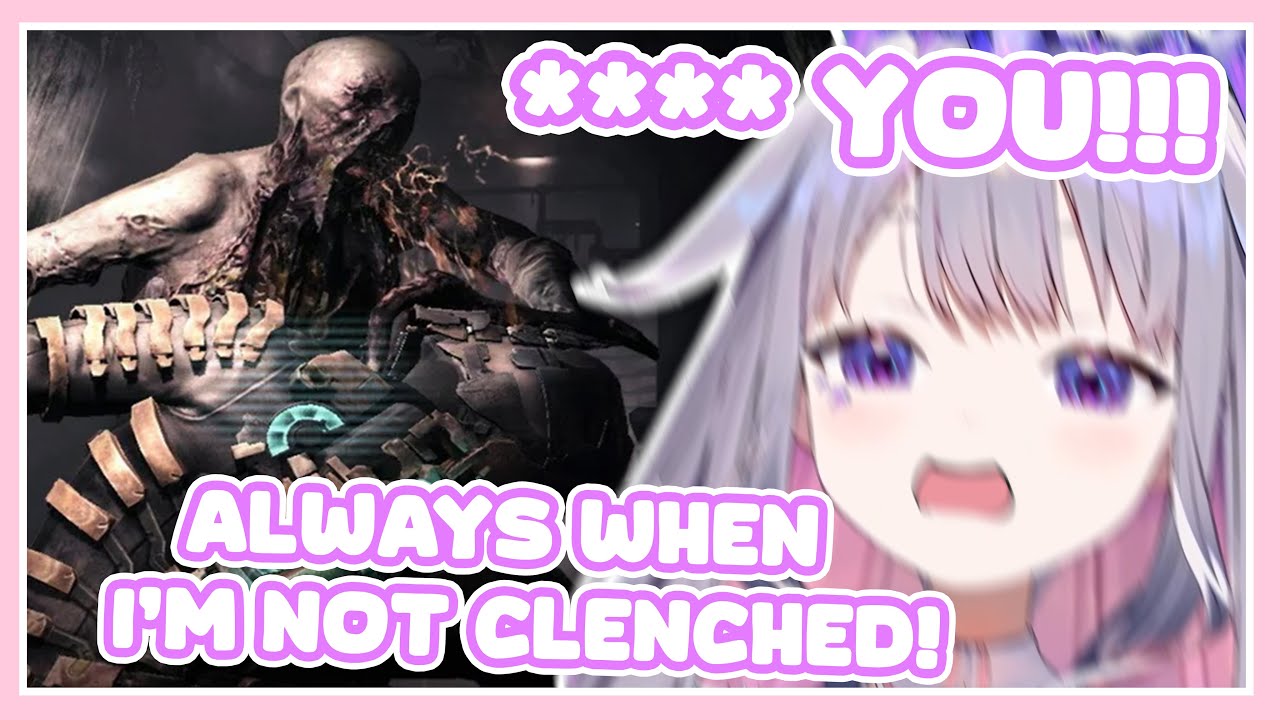 Бибу всегда застают врасплох некроморфы в Dead Space 2...【Koseki Bijou / HoloEN】