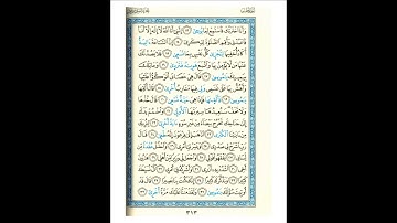 القرآن الكريم صفحة 313 برواية الليث أبي الحارث عن الكسائي   القارئ عبد الرشيد صوفي