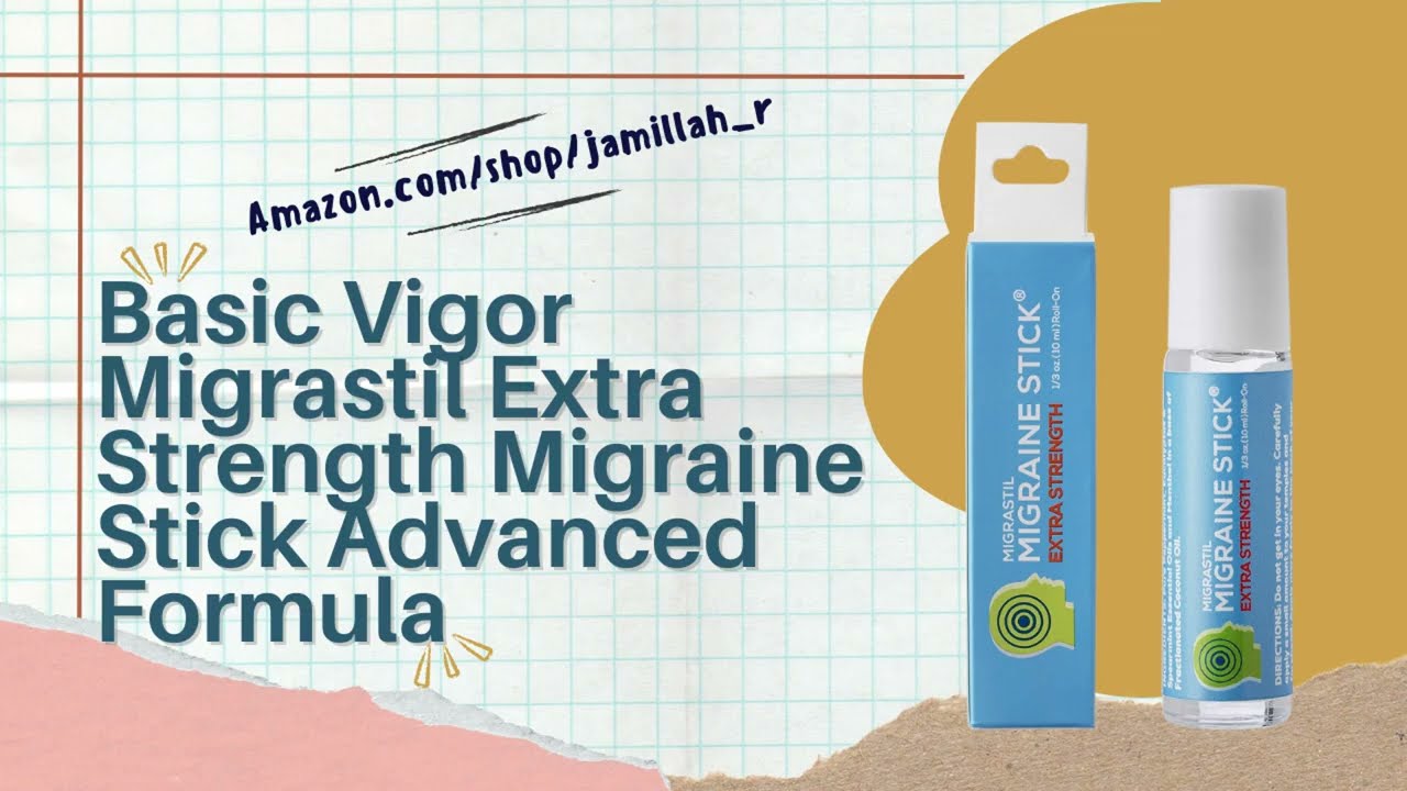 Basic Vigor Migrastil Extra Strength Migraine Stick Advanced