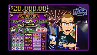 The 4X3X2X Jackpot Plus is an exciting 3-reel slot machine!