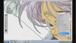 FUTURE TRUNKS Speed Vector Painting