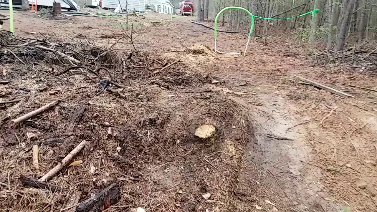 Epoweredrc's West GA  Back yard FPV track 4-7-18