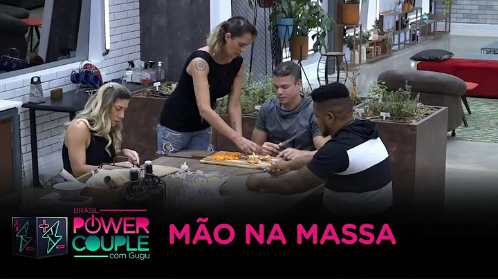 Aritana divide trabalho no almoço e ensina casais a cozinhar