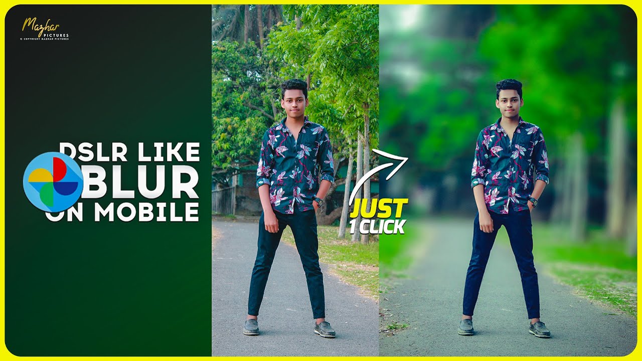 How To Get DSLR Like Background Blur On Mobile | Bokeh Effect | Google ...