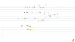 If the diagonals of a parallelogram are equal, then show that it is a rectangle...
