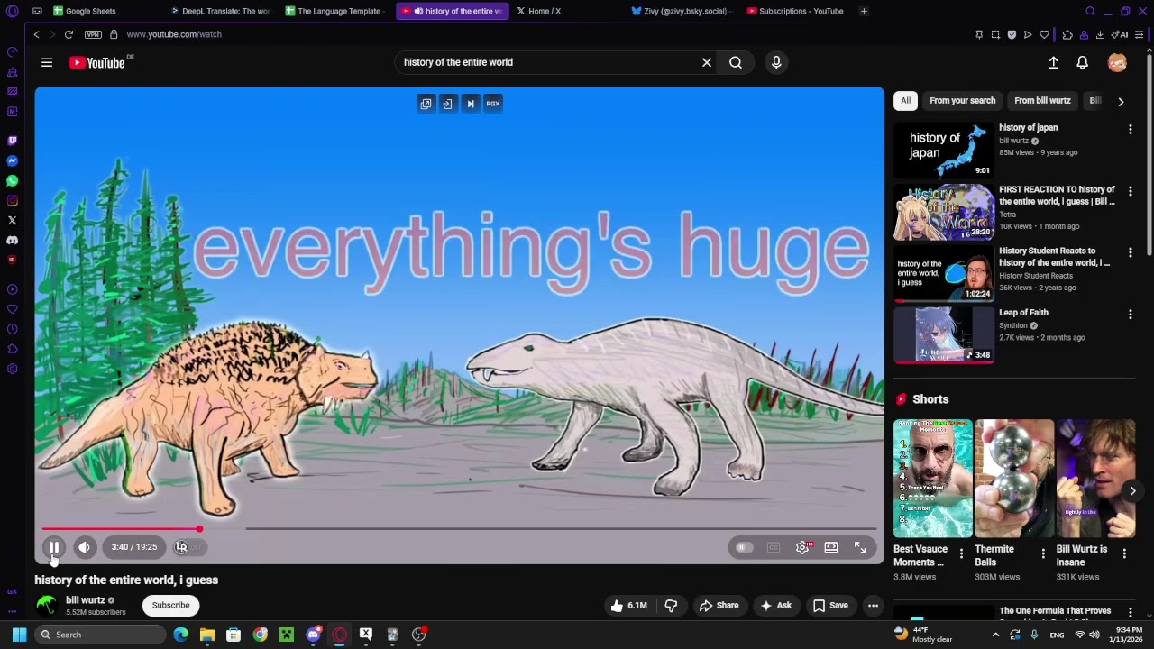 Zivy w/friends laughing at our sound overlays on history of the world, i guess