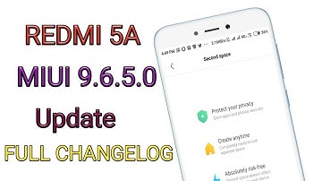 Redmi 5A MIUI 9.6.5.0 Stable Update Full Changelog