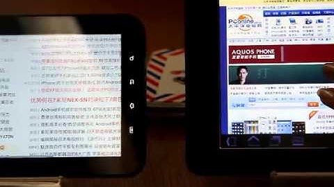 RK2918 SDK 2.0 sample vs samsung p1000