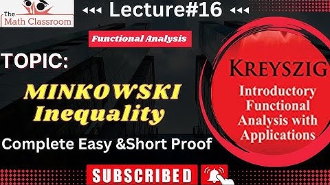 ||MINKOWSKI Inequality|| Easy&short proof|| Inequality||
