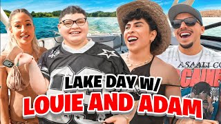 LAKE DAY w/ LOUIE AND ADAM !! *FUNNY AF*