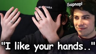 George Starts Simping For Sapnap's Hands by Tebs 31,366 views 1 year ago 1 minute, 38 seconds