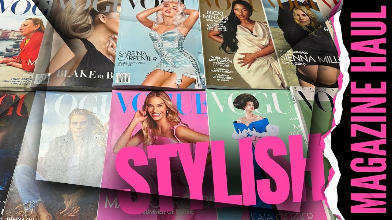 Vogue Magazine Haul — Big Stack of Covers I Couldn’t Pass Up