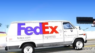 Gmc G 1500 Fedex Cargo Van - Gta San Andreas Review