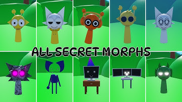 HOW TO GET ALL SECRET MORPHS IN 3D SPRUNKI RP AND ANIMATIONS (Roblox)