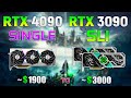 Rtx 3090 sli vs rtx 4090  test in 4k
