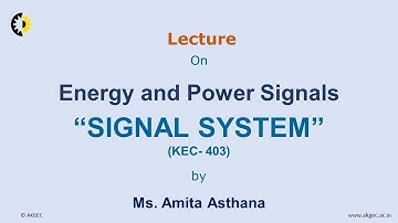 SIGNAL SYSTEM LECTURE 03 
