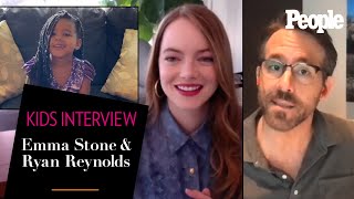 Ryan Reynolds & Emma Stone Answer Kids Questions | People