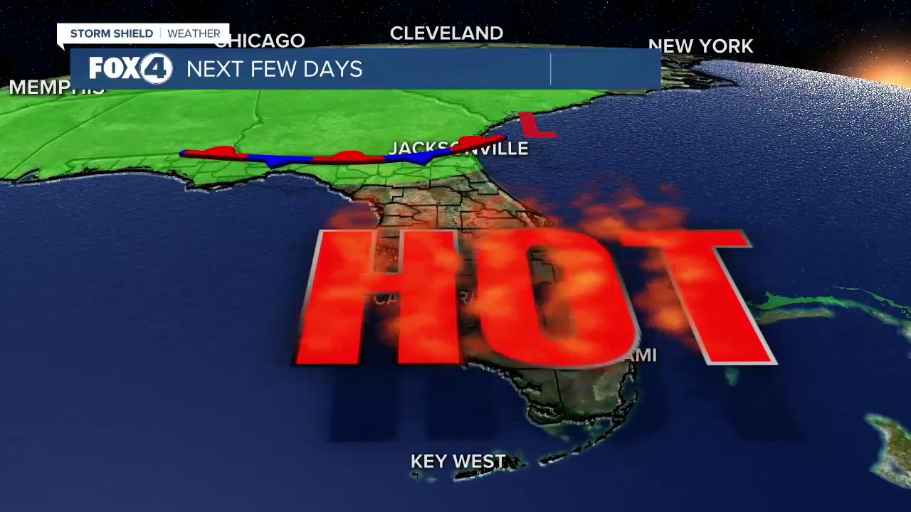 Hot, humid weekend with highs in the lower 90s. - YouTube