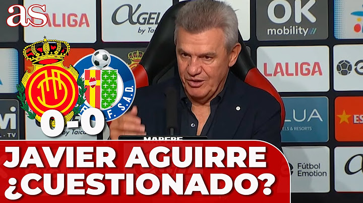 JAVIER AGUIRRE y la 'pregunta trampa' que le molestó