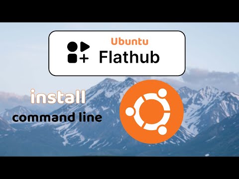 Flathub install command line install on Ubuntu 2023